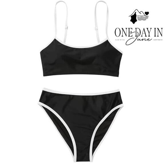 Suuksess Crop Bikini Swimsuit Size M - Picture 1 of 5
